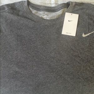 Nike Men’s Dri-Fit Gray Short Sleeve Tee Casual Comfort Sz XXL